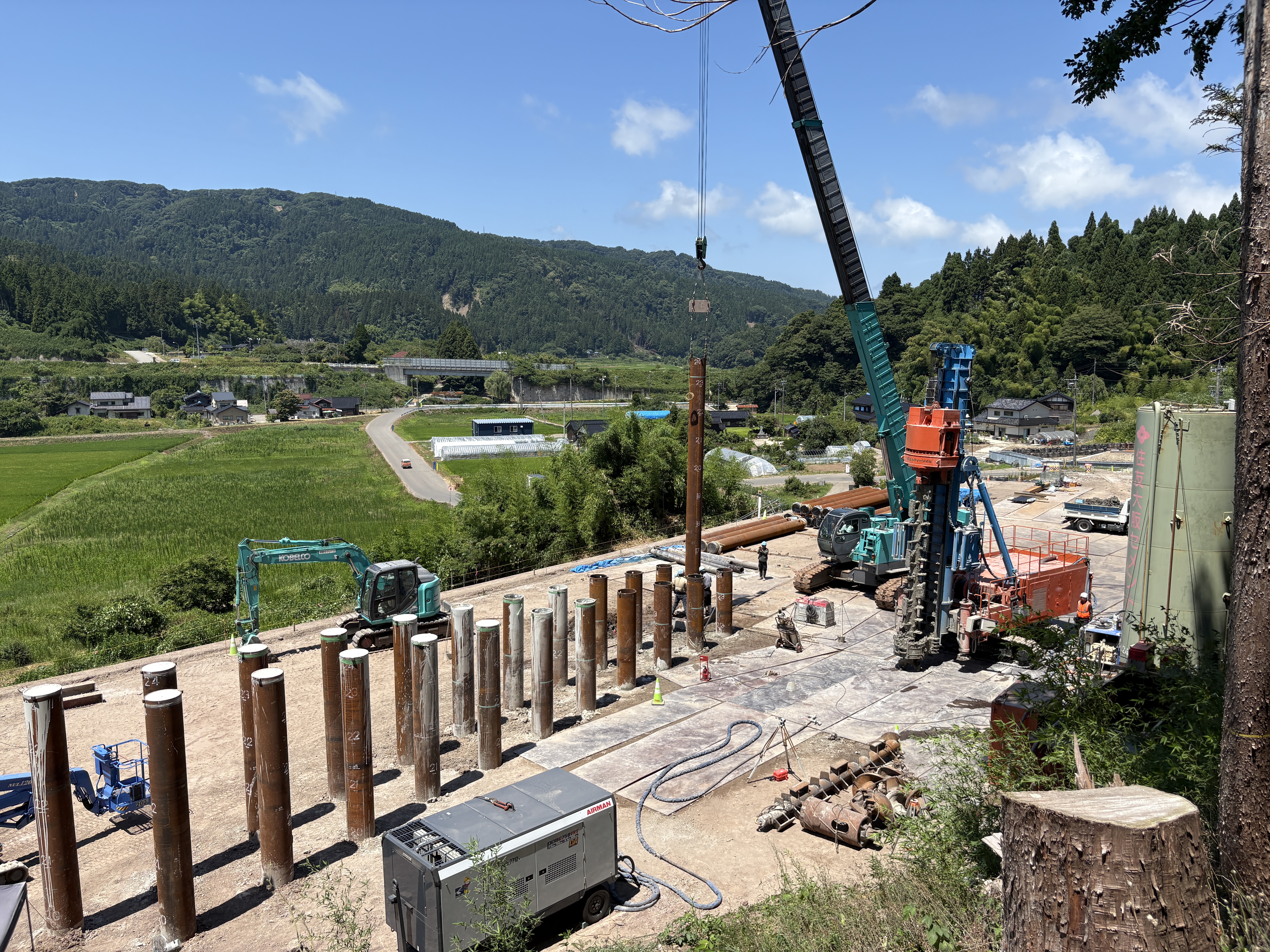 能越道 山ノ上地区道路改良その4　：　MLT工法